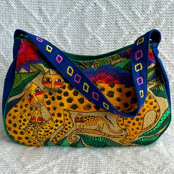 Laurel Burch Handbags - Vintage Laurel Burch cheetah bag